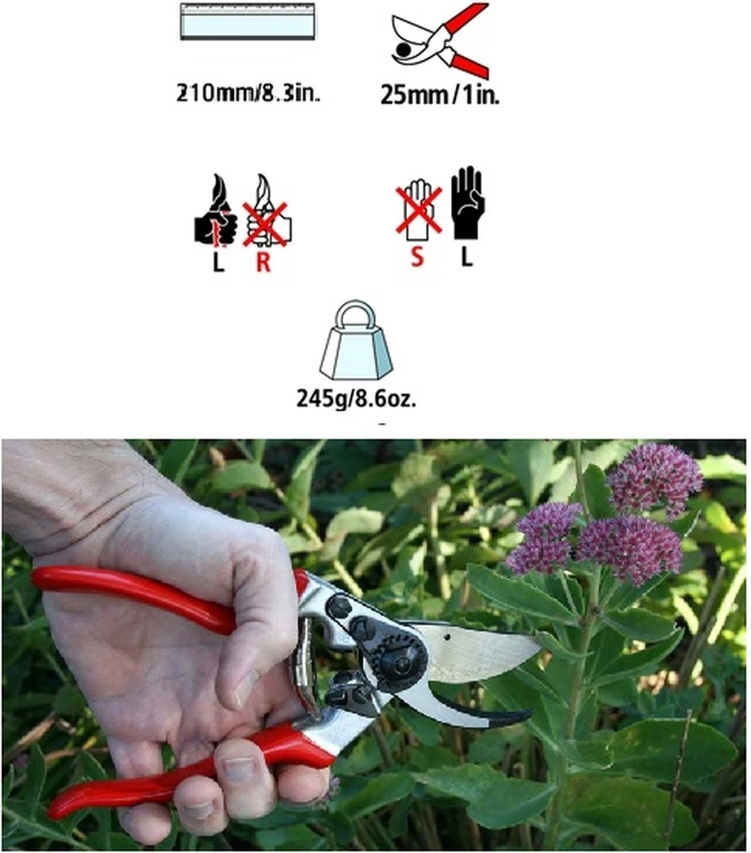 Felco 2 + GRATIS Felco Handschoenen In Cadeauverpakking - Afbeelding 4