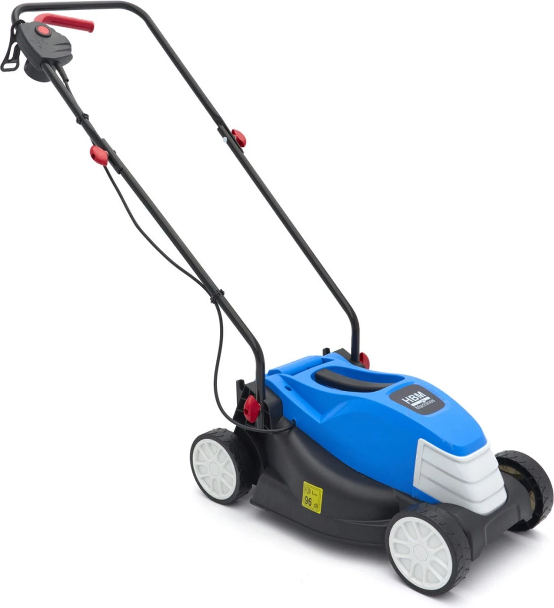 Merkloos 1300W Electrische Grasmaaier / Gazonmaaier 32 Cm Snijhoogtes 25-45-65 Mm 25 Liter Opvangbak - Afbeelding 3