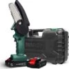 Mardin Mini Kettingzaag - Snoeizaag - Kettingzaag - Kettingzaag Electrisch Met 2 Accu - Inclusief Koffer - 1 Extra Accu - Groen