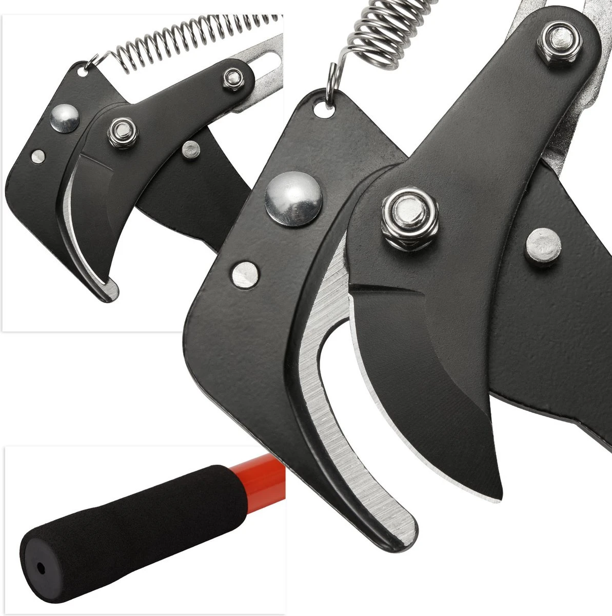 Gardebruk Takkenzaag Telescopisch - 2in1 Zaag & Snoeischaar - Oranje - Afbeelding 11