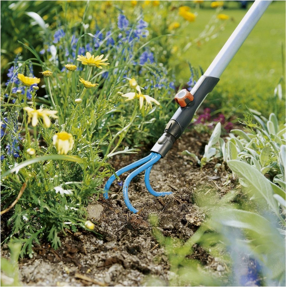 GARDENA Combisysteem Krabber Cultivatior - Werkbreedte 9 Cm - Aanbevolen Steellengte 130 Cm - Afbeelding 6