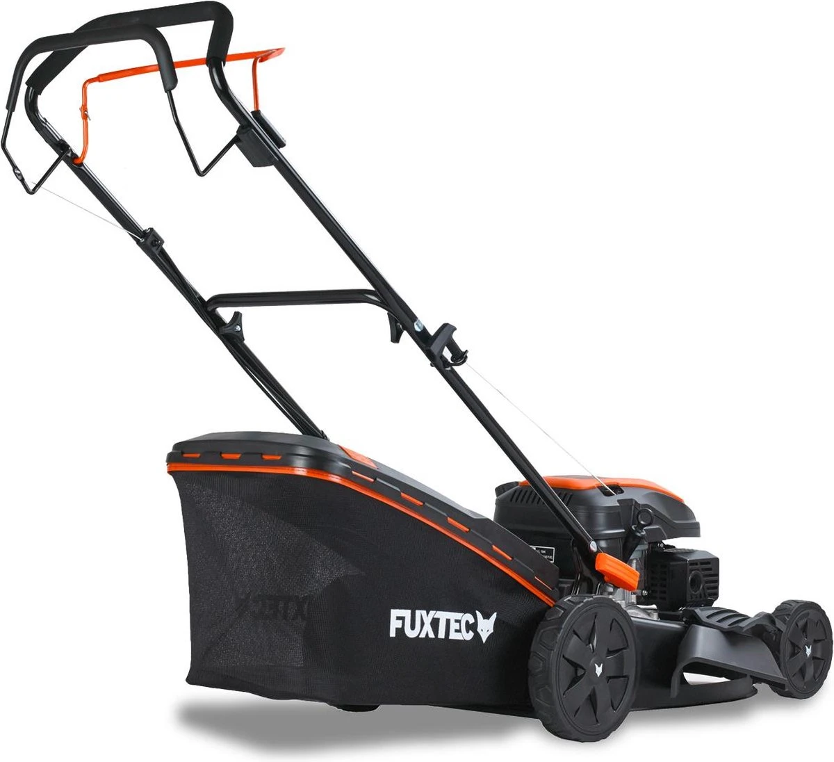 FUXTEC Grasmaaier Benzine - 51cm - 4-takt - 170cc - Zelfrijdend / Zelftrekkend /achterwielaandrijving - Mulchfunctie - Opvangbak 60L - FX-RM5170 - Afbeelding 8