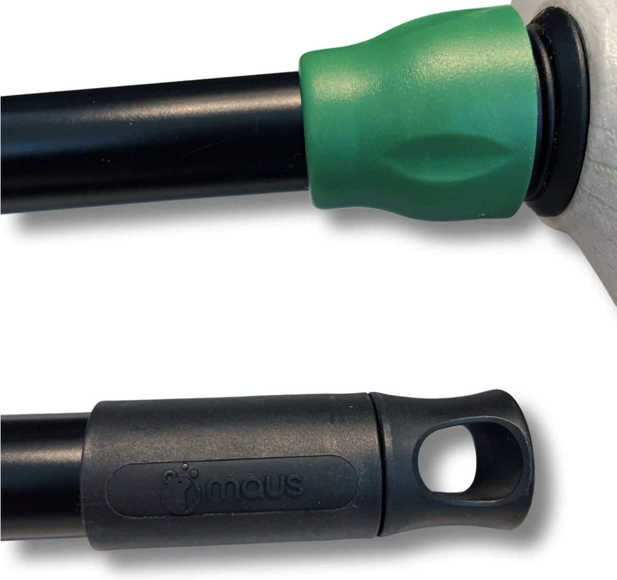 MAUS Bezem Binnen 50cm - Zachte Paardenhaar Zaalveger Met Steel 150cm - Gerecycled - Made In EU - Zeer Robuust - Afbeelding 2