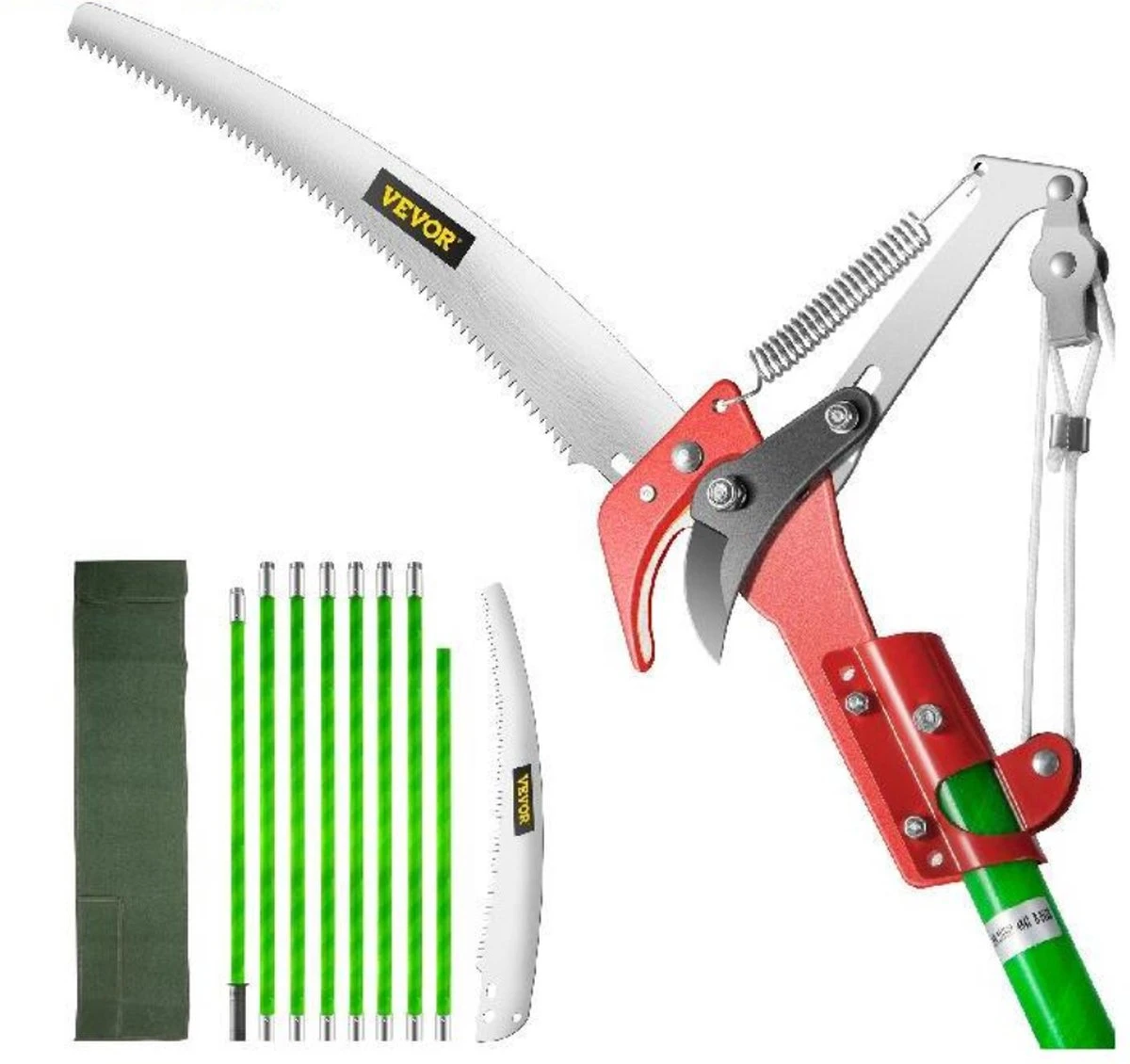 Bolture Boomzaag Telescopisch - Houtzaag Electrisch - Hoogsnoeier - Elektrische Takkenzaag - Stokzaag - 180 - 730cm - Afbeelding 2