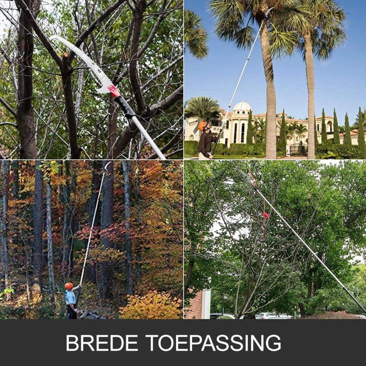 Bolture Boomzaag Telescopisch - Houtzaag Electrisch - Hoogsnoeier - Elektrische Takkenzaag - Stokzaag - 180 - 730cm - Afbeelding 6