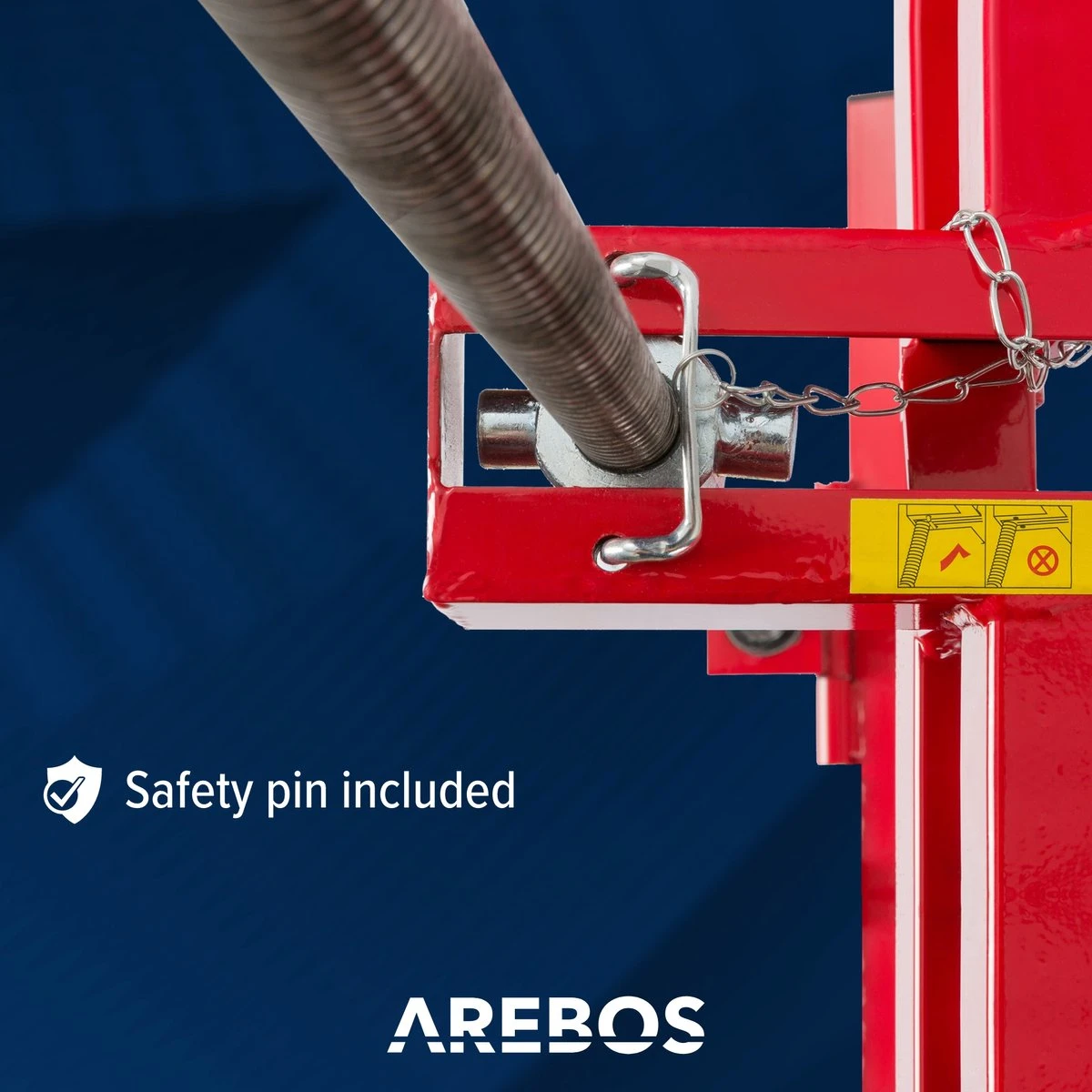 AREBOS Zitmaaierkrik Zitmaaier Kriksysteem Krik Hijstoestel Reinigingshulp 400kg - Afbeelding 8