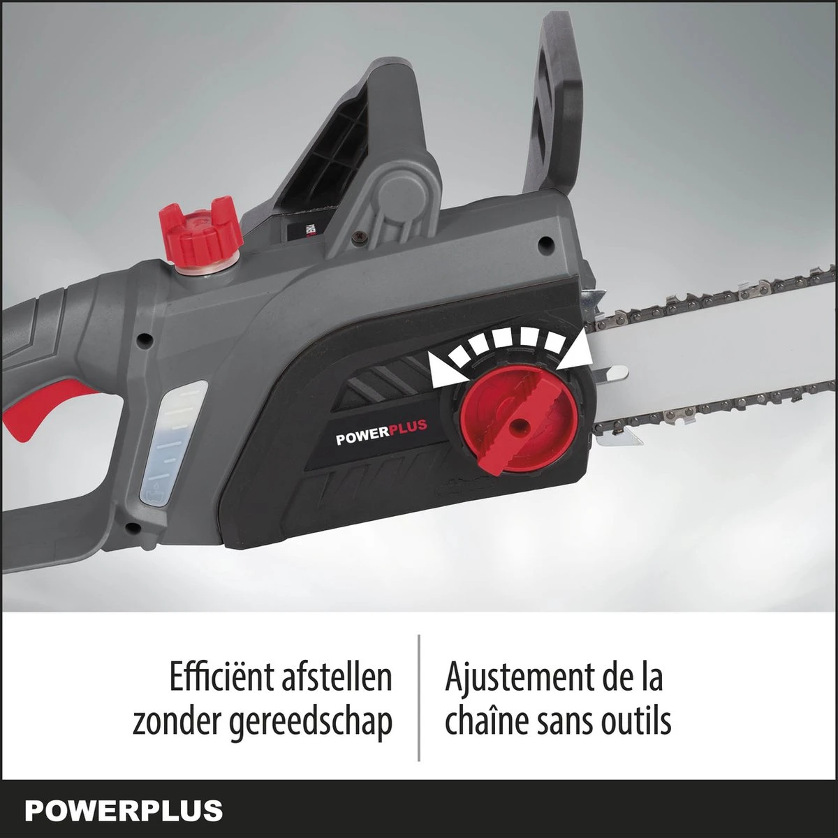 Powerplus POWEG10110 Elektrische Kettingzaag - 2200W - Zwaardlengte 400mm - Automatische Kettingsmering - Incl. 1x Ketting En 1x Zwaard - Afbeelding 4