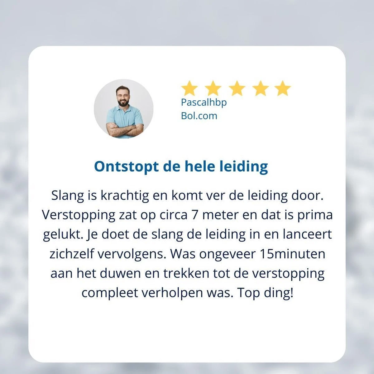 Techweise - Rioolslang Voor Kärcher K2 T/m K7 - 15M - Met Voorwaartse Hogedruksproeiers - Afbeelding 3