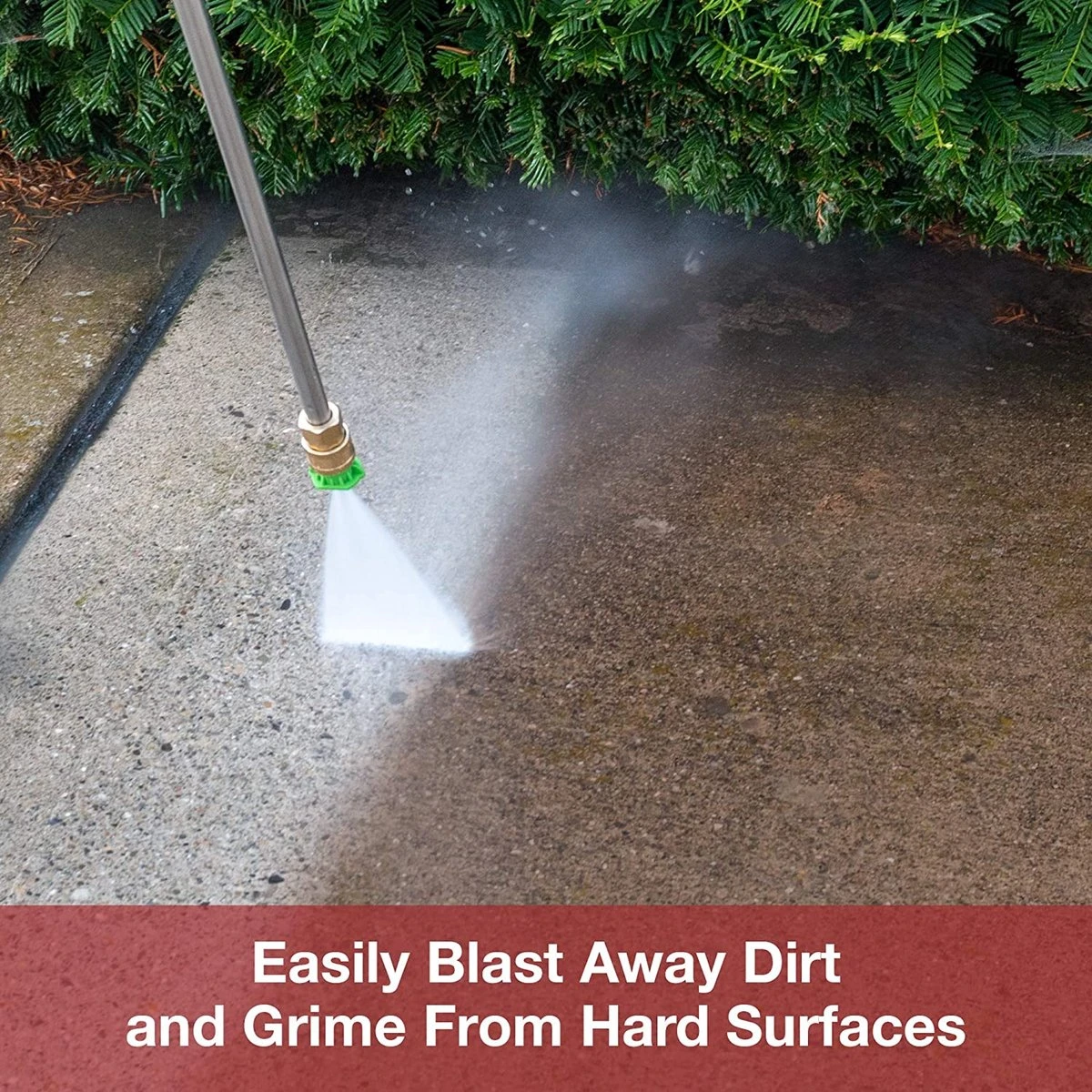 Powertech Professionele Hogedrukreiniger Op Benzine - 6.5 PK - 3600 PSI - 220 Bar - Hogedrukreiniger Auto - Terrasreiniger - Oppervlaktereiniger - Autoreiniger - Zwembadreiniger - 5 Snelkoppelstukken- Zwart / Rood - Afbeelding 3