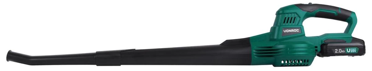 VONROC Accu Bladblazer – VPower 20V – 2 Standen – Max. Blaassnelheid 190km/u – Incl. Accu En Oplader - Afbeelding 2