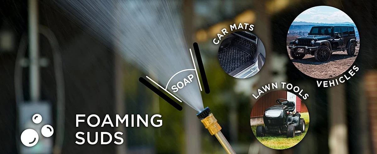 Powertech Professionele Hogedrukreiniger Op Benzine - 6.5 PK - 3600 PSI - 220 Bar - Hogedrukreiniger Auto - Terrasreiniger - Oppervlaktereiniger - Autoreiniger - Zwembadreiniger - 5 Snelkoppelstukken- Zwart / Rood - Afbeelding 20