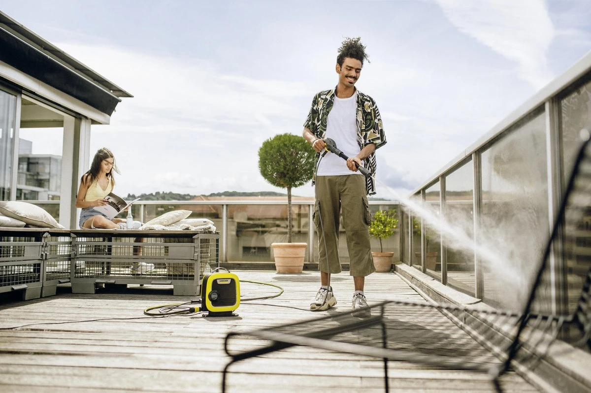 Kärcher K Mini Hogedrukreiniger - 1400W - 110 Bar - 20 M²/h - Licht En Compact - Afbeelding 7