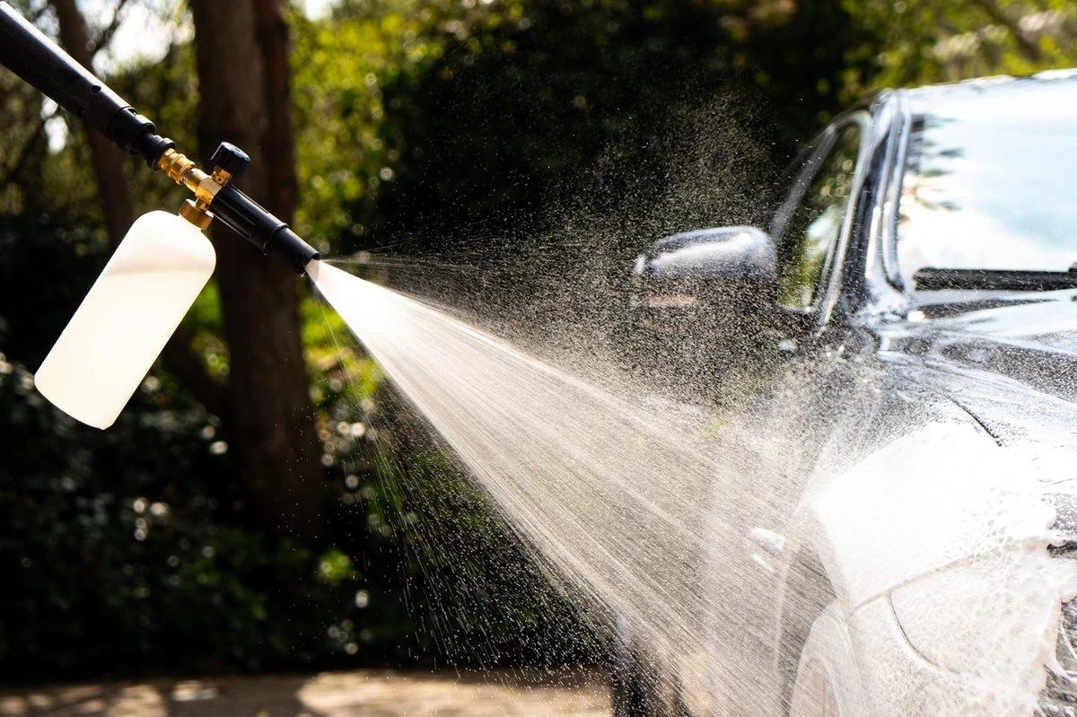 Merkloos MATCC - Foam Gun Voor Kärcher K-Series Hogedrukreiniger 1L - Kärcher - Autowassen - Afbeelding 4