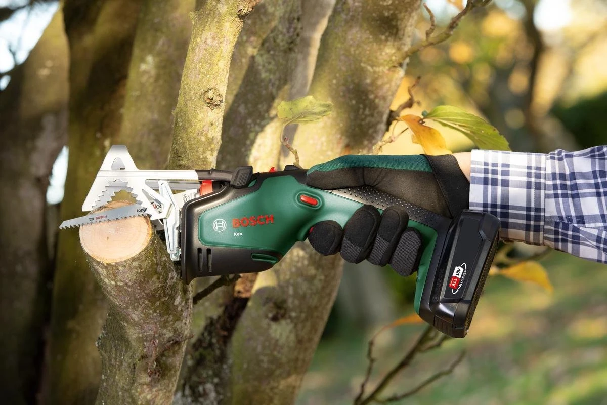 Bosch KEO 18 Accu Tuinzaagmachine - Snijdiameter Van 80 Mm - Met 18 V Accu En Lader - Afbeelding 10