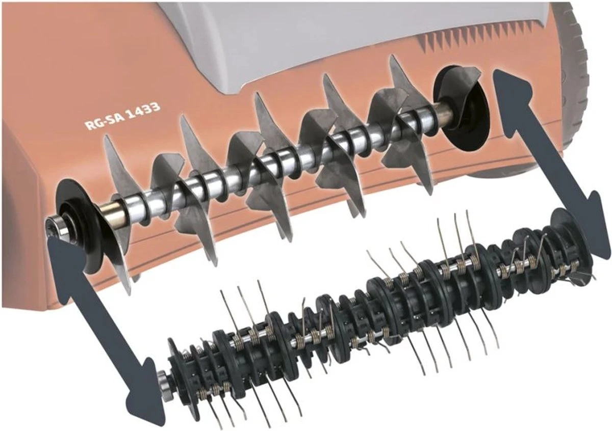 Einhell Verticuteerder En Beluchter RG-SA 1433 (1400 W - 33 Cm Werkbreedte - 3-voudige Hoogteverstelling - 28 L - Aanbevolen Voor Oppervlaktes Tot 400 M²) - Afbeelding 18