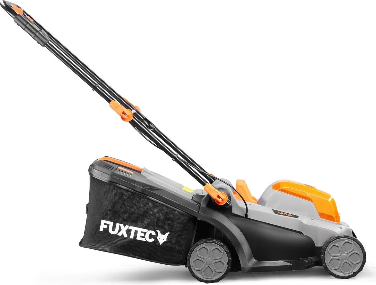 FUXTEC Grasmaaier Accu 40V (2x 20V) - Set Met Batterij (2x 2Ah) En Lader (2.4A Dubbellader) - Afbeelding 4