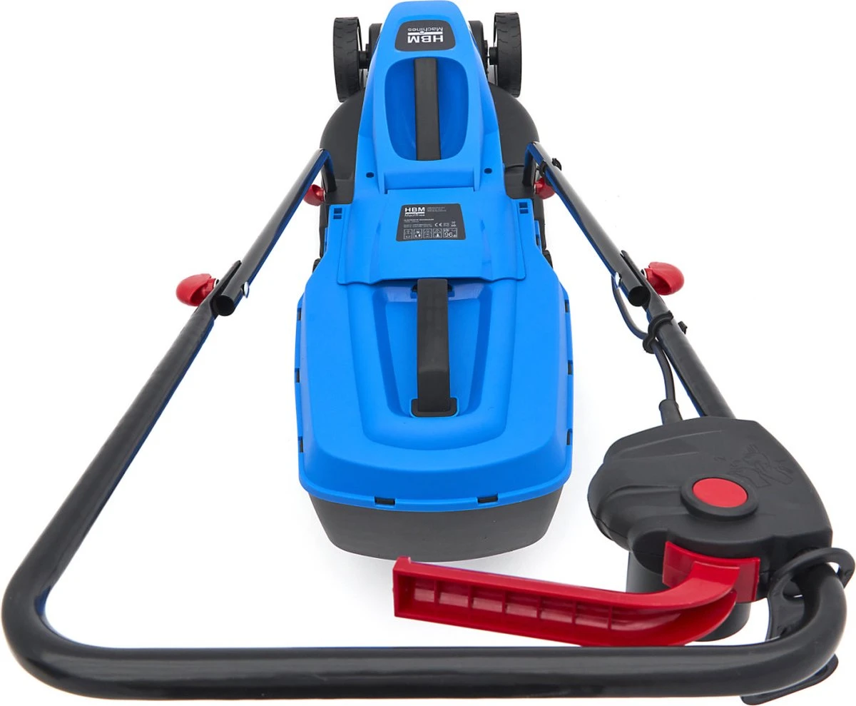 Merkloos 1300W Electrische Grasmaaier / Gazonmaaier 32 Cm Snijhoogtes 25-45-65 Mm 25 Liter Opvangbak - Afbeelding 13