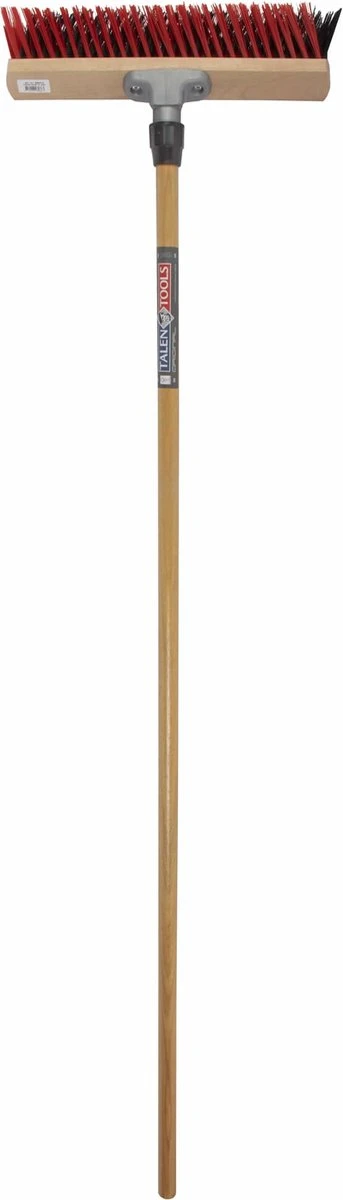 Talen Tools - X-bezem - Buiten - 40 Cm - Rood/Zwart - Compleet - Afbeelding 2