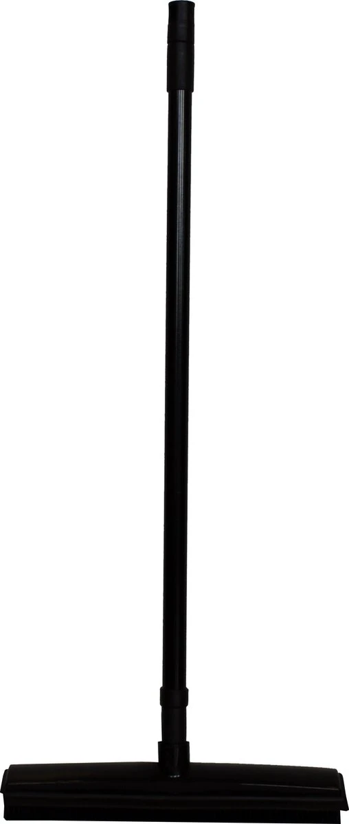 GS Rubberen Bezem 68-120 Cm - Kappersbezem - Rubber Bezem & Vloerwisser Met Steel - Afbeelding 3