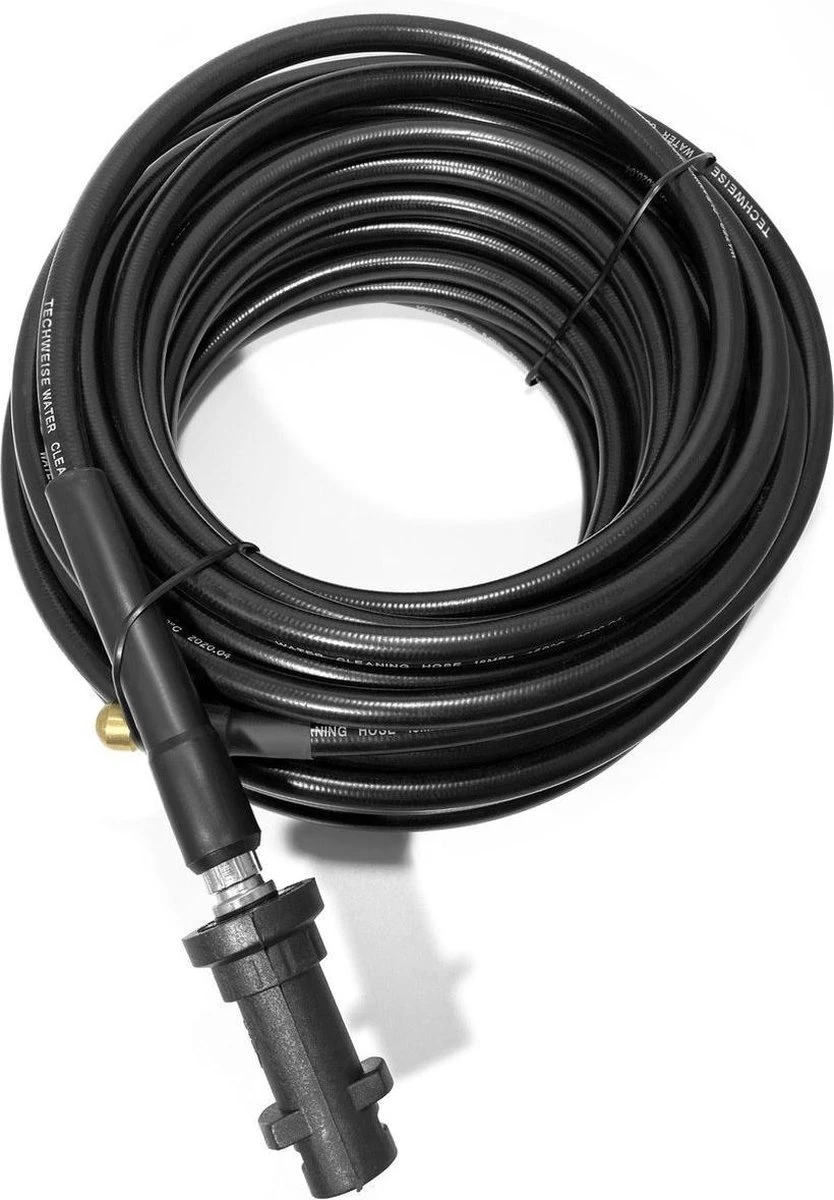 Techweise - Rioolslang Voor Kärcher K2 T/m K7 - 20M - Met 4 Achterwaartse Hogedruksproeiers - Afbeelding 4