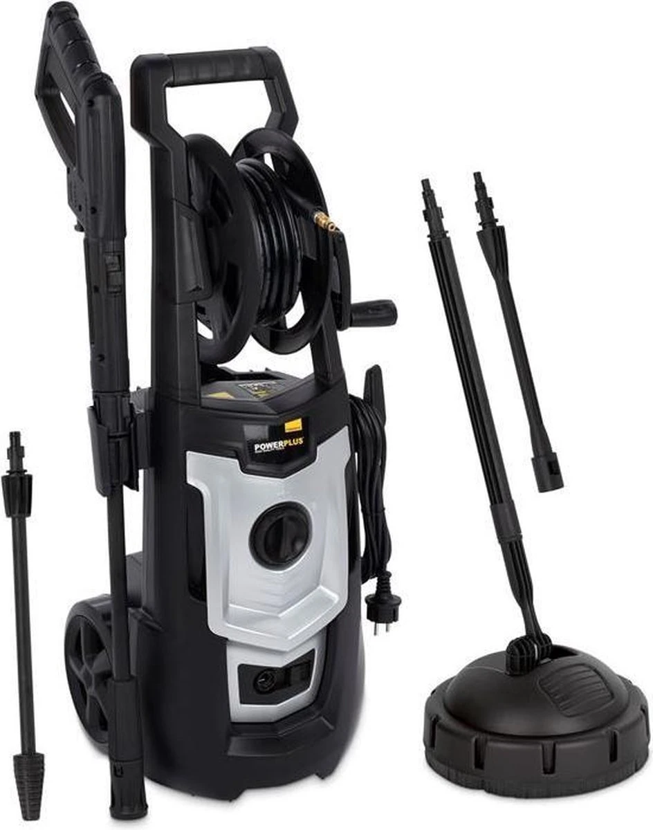 Powerplus POWXG90410 Hogedrukreiniger - 1800W - Max. 140 Bar - 420 L/h - Incl. 8m Slang, Terrasreiniger En Accessoires - Reiniger Voor Auto, Fiets En Meubelen - Afbeelding 11