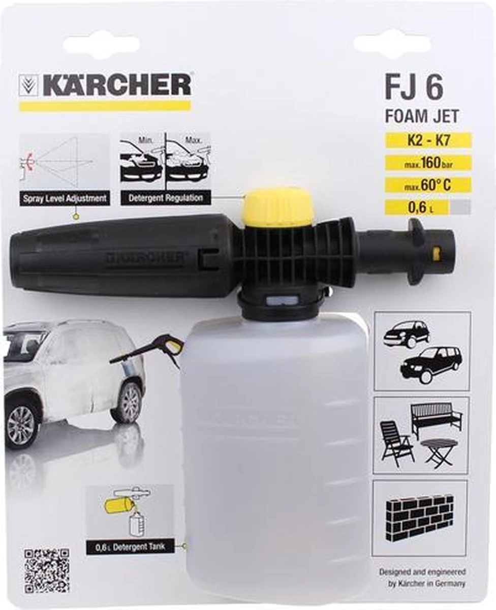 Kärcher FJ 6 Foam Jet - Regelbaar - 0,6 Liter - K2/K7 Series - Afbeelding 8